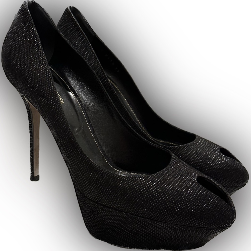 Sergio Rossi Peep Toe Heels
